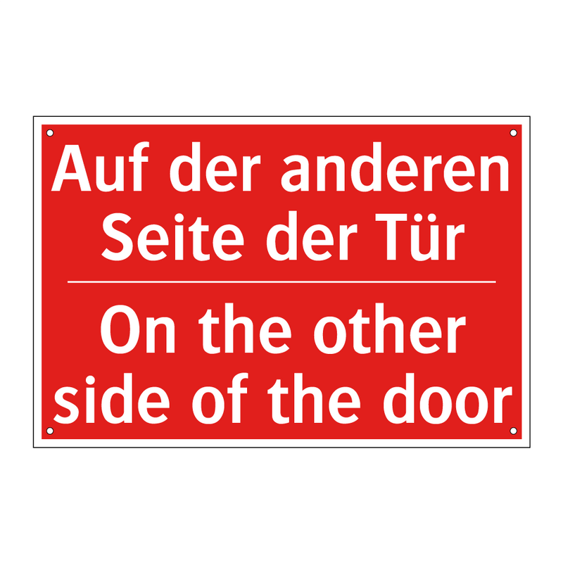 Auf der anderen Seite der Tür - On the other side of the door