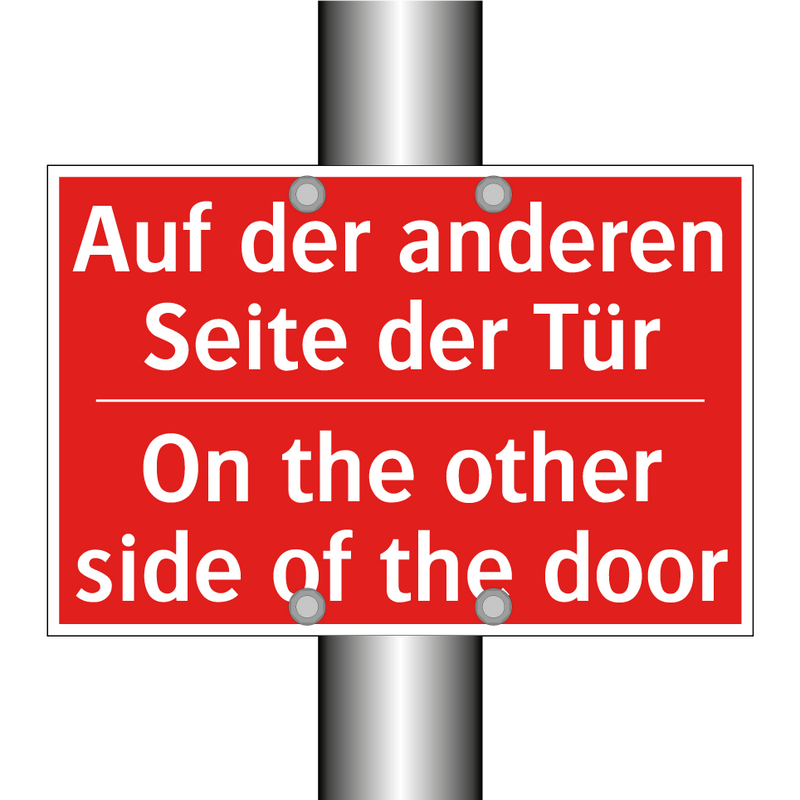 Auf der anderen Seite der Tür - On the other side of the door