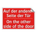 Auf der anderen Seite der Tür - On the other side of the door