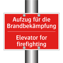 Aufzug für die Brandbekämpfung - Elevator for firefighting