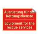 Ausrüstung für die Rettungsdienste/.../ - Equipment for the rescue services/.../