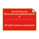 Ausrüstung zur Ölverschmutzungsbekämpfung/.../ - Oil spill response equipment