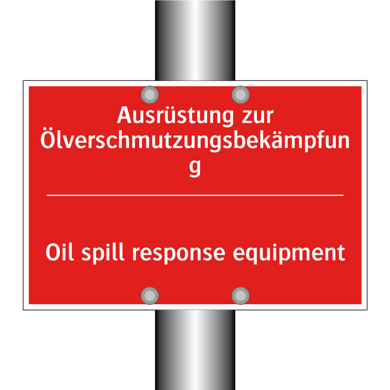Ausrüstung zur Ölverschmutzungsbekämpfung/.../ - Oil spill response equipment