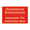 Automatische Brandschutztür - Automatic fire protection door