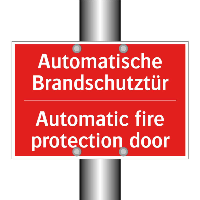 Automatische Brandschutztür - Automatic fire protection door