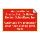 Automatische Brandschutztür Halten /.../ - Automatic fire protection door /.../