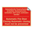Automatische Feuerschutztür Schließen /.../ - Automatic Fire Door Closing Automatic /.../