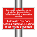 Automatische Feuerschutztür Schließen /.../ - Automatic Fire Door Closing Automatic /.../