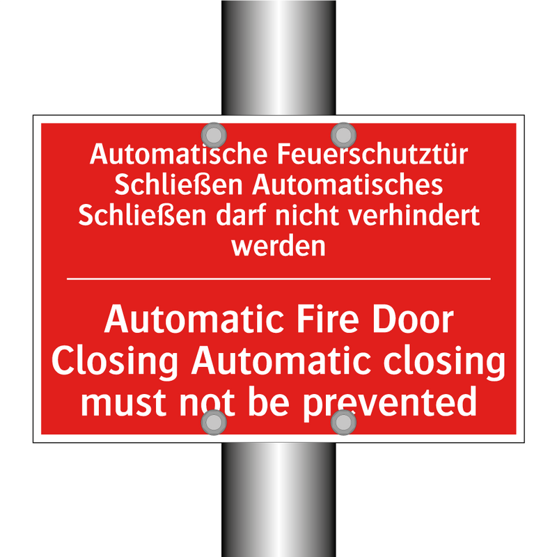 Automatische Feuerschutztür Schließen /.../ - Automatic Fire Door Closing Automatic /.../