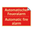 Automatischer Feueralarm - Automatic fire alarm