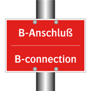 B-Anschluß - B-connection
