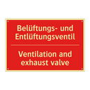 Belüftungs- und Entlüftungsventil/.../ - Ventilation and exhaust valve