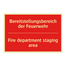 Bereitstellungsbereich der Feuerwehr/.../ - Fire department staging area