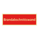 Brandabschnittswand