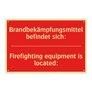 Brandbekämpfungsmittel befindet /.../ - Firefighting equipment is located:/.../