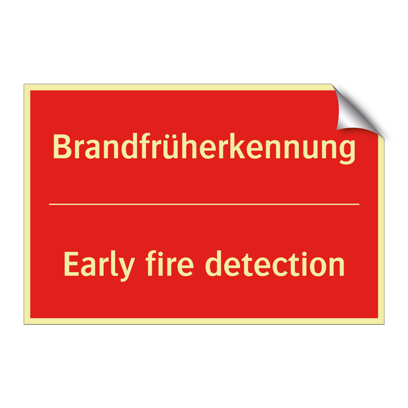 Brandfrüherkennung - Early fire detection