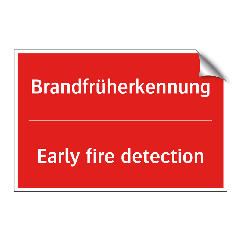 Brandfrüherkennung - Early fire detection