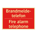 Brandmelde- telefon - Fire alarm telephone
