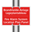 Brandmelde-Anlage Lageplantableau/.../ - Fire Alarm System Location Plan /.../