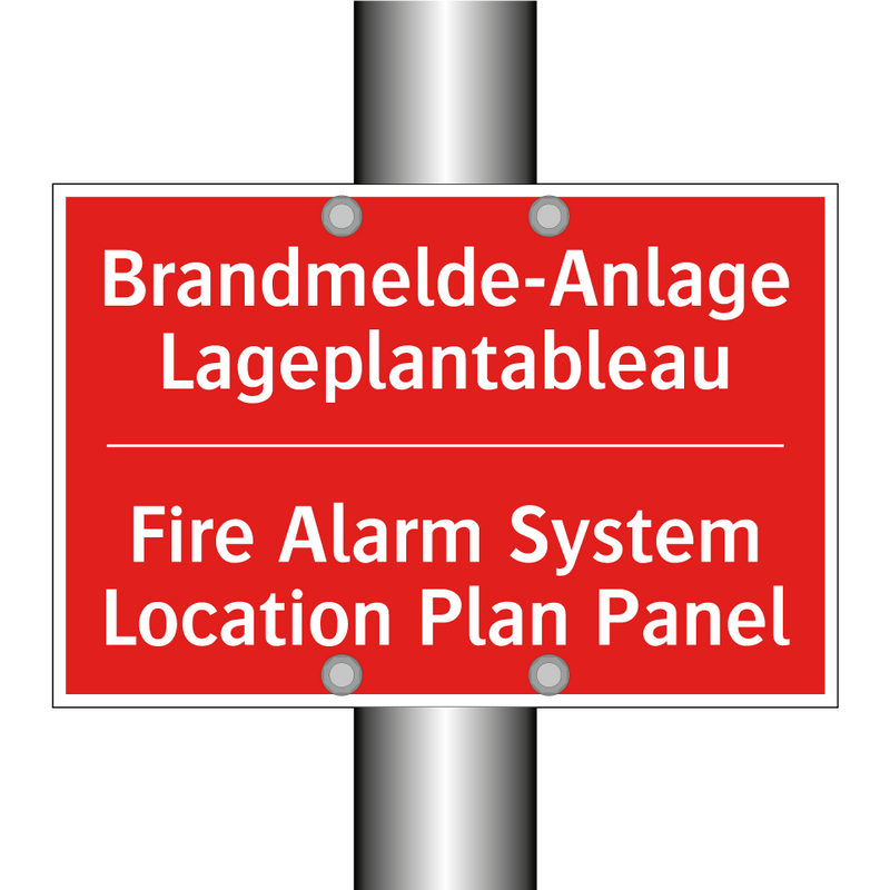 Brandmelde-Anlage Lageplantableau/.../ - Fire Alarm System Location Plan /.../