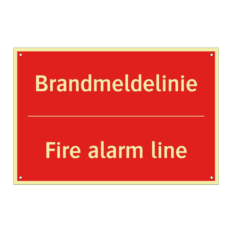Brandmeldelinie - Fire alarm line