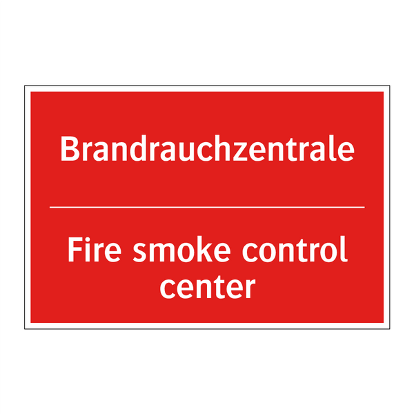 Brandrauchzentrale - Fire smoke control center