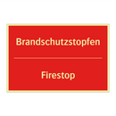 Brandschutzstopfen - Firestop