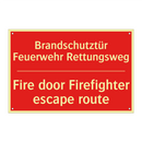 Brandschutztür Feuerwehr Rettungsweg/.../ - Fire door Firefighter escape route/.../