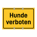 Hunde verboten