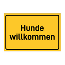 Hunde willkommen
