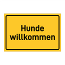 Hunde willkommen