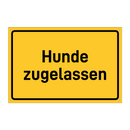 Hunde zugelassen