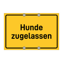 Hunde zugelassen