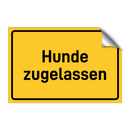 Hunde zugelassen