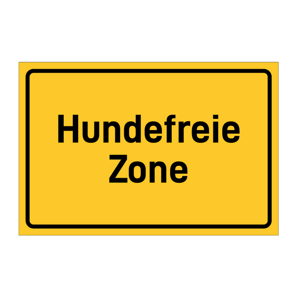 Hundefreie Zone