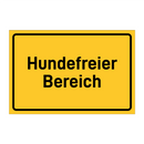 Hundefreier Bereich