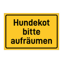 Hundekot bitte aufräumen