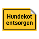 Hundekot entsorgen