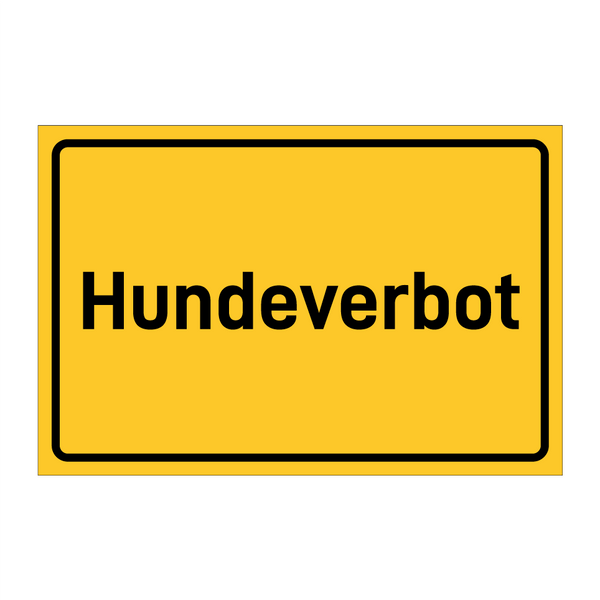 Hundeverbot