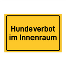 Hundeverbot im Innenraum