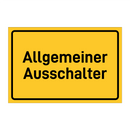Allgemeiner Ausschalter & Allgemeiner Ausschalter & Allgemeiner Ausschalter