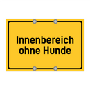 Innenbereich ohne Hunde