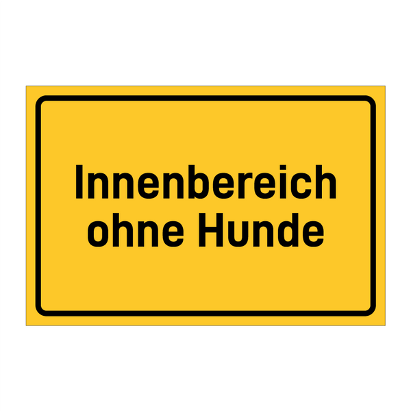 Innenbereich ohne Hunde