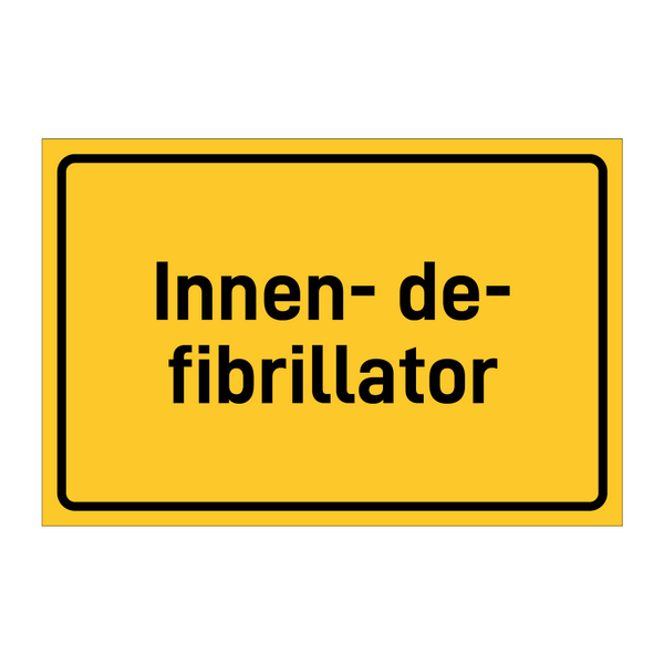 Innen- de- fibrillator