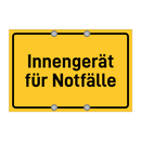 Innengerät für Notfälle