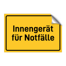 Innengerät für Notfälle