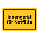 Innengerät für Notfälle
