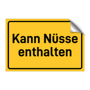 Kann Nüsse enthalten