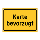 Karte bevorzugt