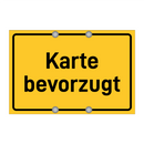 Karte bevorzugt